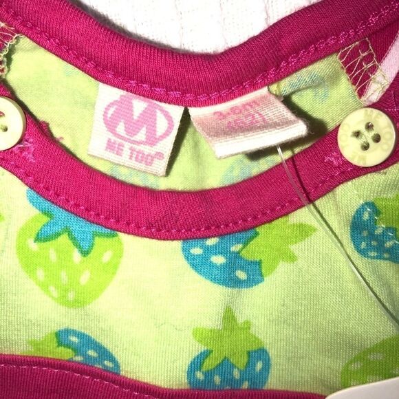 nwt Girls 3-6M Me Too Short Sleeve Shirt - Picture 2 of 6